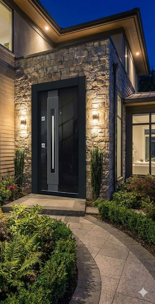 High-Gloss Yüzeyli (Kırılmaz) Modern Villa Kapısı - Görsel 2