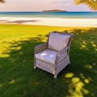 Comfort-Relax Minderli Rattan Görünümlü Dış Mekan Berjeri